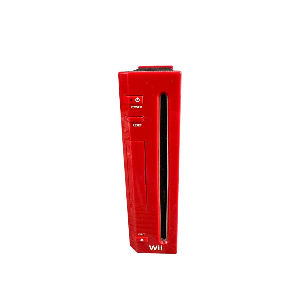 Nintendo Wii Red Console RVL-001 GameCube Compatible 25th Anniversary Edition RD